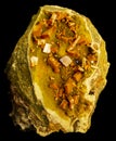 Wulfenite mineral specimen Royalty Free Stock Photo