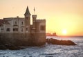 Wullf Castle - Castillo Wulff at sunset - Vina del Mar, Chile