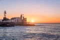 Wullf Castle - Castillo Wulff - at sunset - Vina del Mar, Chile