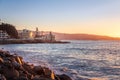 Wullf Castle - Castillo Wulff - at sunset - Vina del Mar, Chile