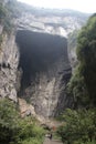 Scenery in Wulong Tiankeng Three Bridges, Chongqing, China Royalty Free Stock Photo