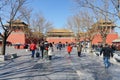 Wumen, the Meridian Gate of Forbidden City in Beijing