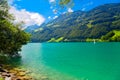 WunderschÃÂ¶ner Lungernsee in den Alpen, Schweiz