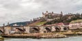 Wurzburg Bridge of Kilian and Castle in Bavaria