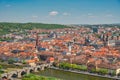 Wurzburg Germany, city skyline at Alte Old Main Bridge and Main River