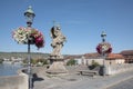 Wurzburg\'s Old Main Bridge, Germany - Alte Mainbrucke with many nice statues of saints - Nepomuk -