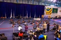 Wushu indoor competition in Romania