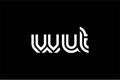 WUT Creative Unique Modern Letter Logo Design. Elegant Monogram Logo Design with Decorative Elements and Typography Royalty Free Stock Photo