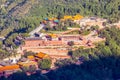 Wutaishan(Mount Wutai)scene-Overlook Buddha top(Pusa Ding) temple. Royalty Free Stock Photo