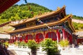 Wutaishan(Mount Wutai) scene. Third temple(sansheng hall) of Baiyun temple.