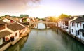 Historic scenic old town Wuzhen, China Royalty Free Stock Photo