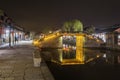 Wuyan bridge at night