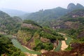 Wuyi mountain , the danxia geomorphology scenery in China