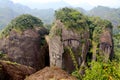 Wuyi mountain , the danxia geomorphology scenery in China