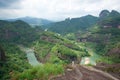 Wuyi mountain landscape Royalty Free Stock Photo