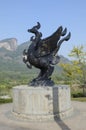 Wuyishan Magical bird bronze statue