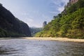 Wuyishan nine bend river china Royalty Free Stock Photo