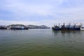 The wuyu island fishing pier Royalty Free Stock Photo