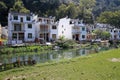 Water, waterway, neighbourhood, town, mountain, village, residential, area, tree, reflection, home, city, real, estate, house, pla Royalty Free Stock Photo