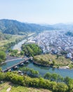 Wuyuan landscape of rainbow bridge Royalty Free Stock Photo