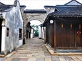 Wuzhen water town, Zhejiang province, China. Art, history, tourism and beauty