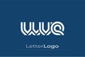 WVE Creative Unique Modern Letter Logo Design. Elegant Monogram Logo Design with Decorative Elements and Typography Royalty Free Stock Photo