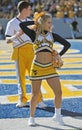 WVU cheerleader