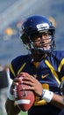WVU Quarterback Geno Smith - pregame Royalty Free Stock Photo