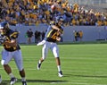 WVU quarterback Geno Smith - touchdown pass Royalty Free Stock Photo