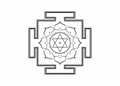 Hinduism Bhuvaneshwari yantra Prakriti sacred diagram, 6 pointed star. Yantra Dasa Mahavidya sacred geometry divine mandala icon