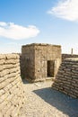 A WW1 Bunker in the trench of death Belgium world war. Royalty Free Stock Photo