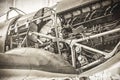 WW2 fighter plane Royalty Free Stock Photo