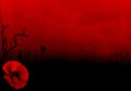 WW1 First World War Abstract Background with Poppy Royalty Free Stock Photo