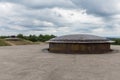 WW1 Fort Douaumont near Verdun in France with machine gun turret