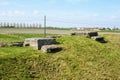 WW1 foxhole trench of death in Diksuimde Flanders Belgium Royalty Free Stock Photo