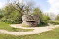 The WW1 Hill 60 Bunker in the trench Belgium world war. Royalty Free Stock Photo