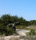 WW II Cannon Royalty Free Stock Photo