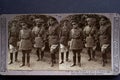 WW1 REAL PHOTO STEREO CARD F.M.Sir John French C in C in France