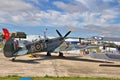 WW2 Spitfire on display at UK airshow