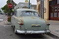 Classic 1950 Ford Fordor Sedan in original green, 2. Royalty Free Stock Photo