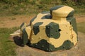 WW11 Turret bunker Guernsey Royalty Free Stock Photo
