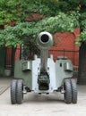 WWII cannon Royalty Free Stock Photo