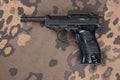 WWII era nazi german army 9 mm semi-automatic pistol