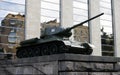 WWII era Tank T-34-85, a monument at the entrance to the Central Armed Forces Museum