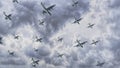 WWII and a fleet of warplanes