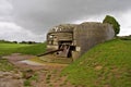 WWII German battery Royalty Free Stock Photo