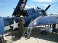 WWII Helldiver Aircraft Royalty Free Stock Photo