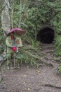 WWII Japanese tunnel in Legazpi, the Philippines Royalty Free Stock Photo