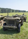 WWII Jeep Front in grass field