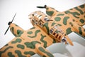 WWII model kit plane Royalty Free Stock Photo